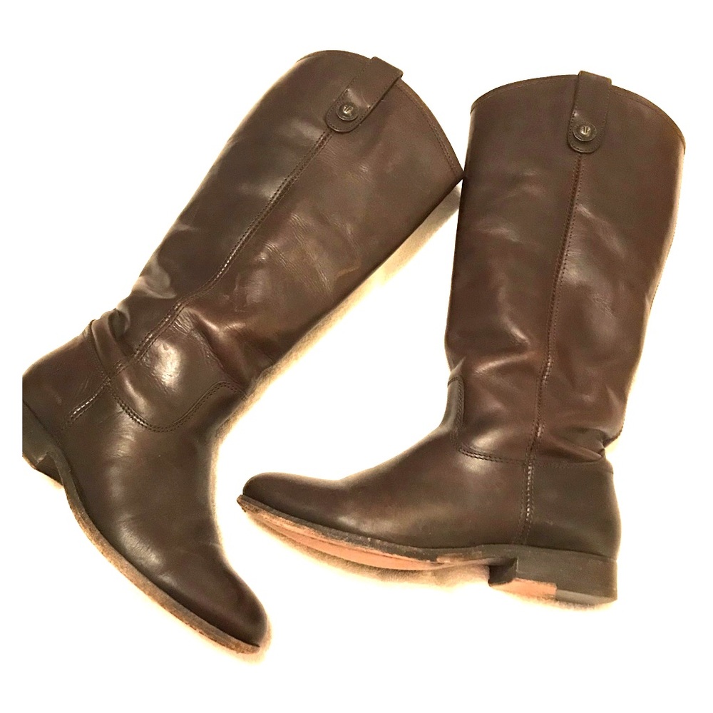 ✨FRYE BOOTS✨ MELISSA BUTTON BROWN SIZE 7